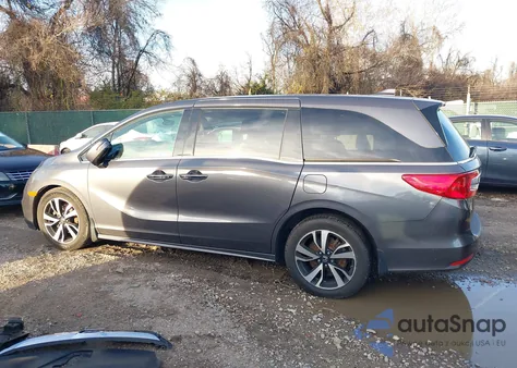 2019 Honda Odyssey Elite z USA, uszkodzony, nr VIN 5FNRL6H98KB093181